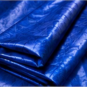 Royal Blue Bazin fabric