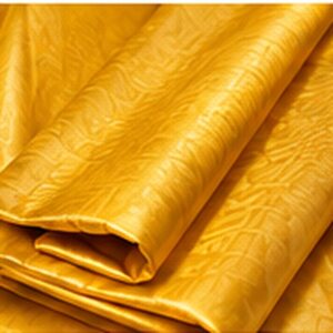 Golden Bazin fabric